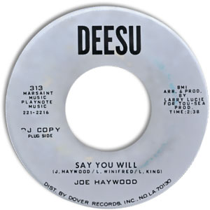 Say You Will/ Sadie Mae