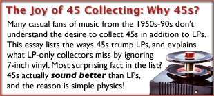 The Joy of 45 Record Collecting: Why Collect 45s?