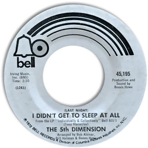 (Last Night) I Didn't Get to Sleep At All/ The River Witch