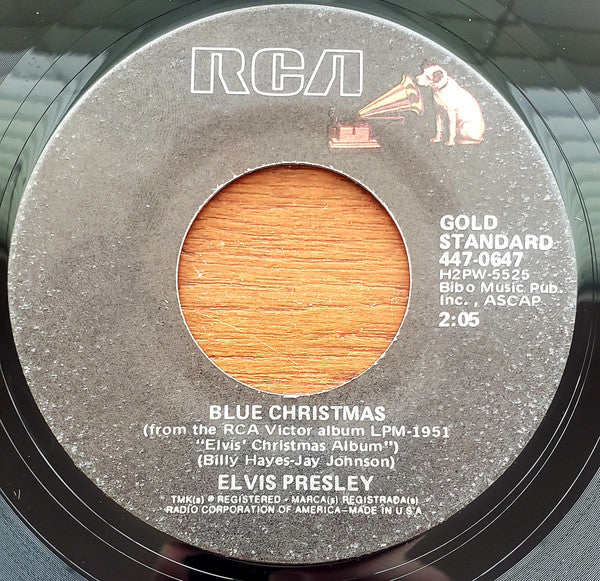 Blue Christmas/ Santa Claus Is Back In Town