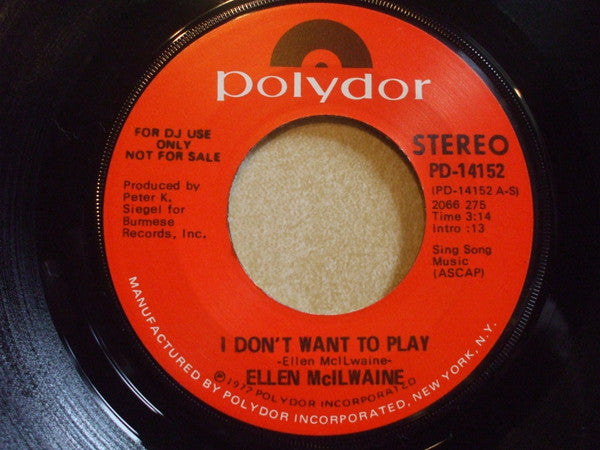 I Don't Want To Play