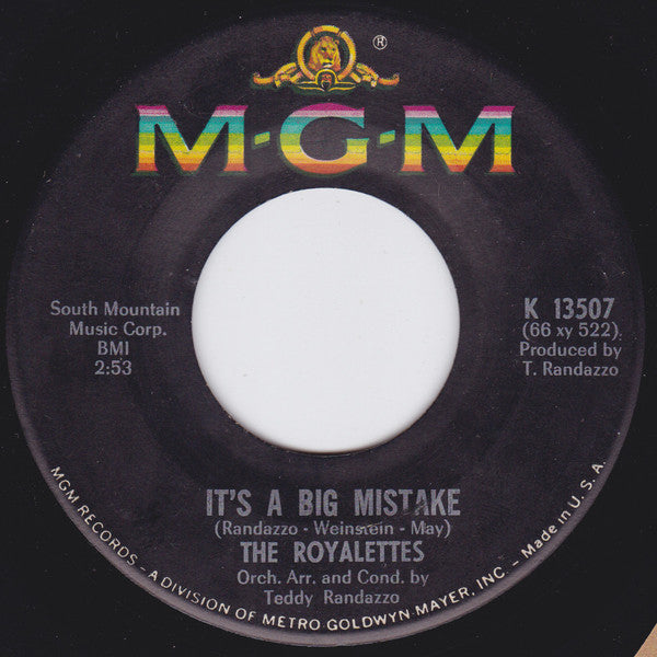 It's A Big Mistake/ It's Better Not To Know