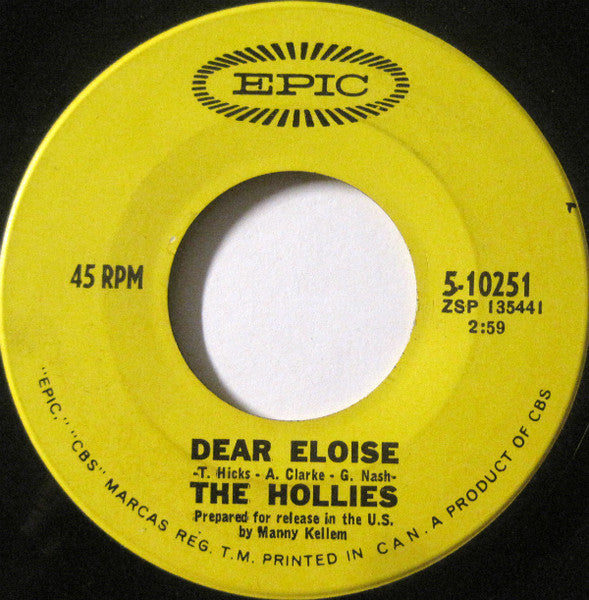 Dear Eloise/ When Your Lights Turned On