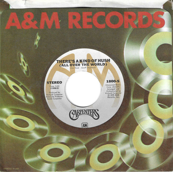 There's A Kind of Hush (All Over The World)/ (I'm Caught Between) Goodbye And I Love You