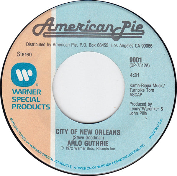 City Of New Orleans / Alice's Rock & Roll Restaurant