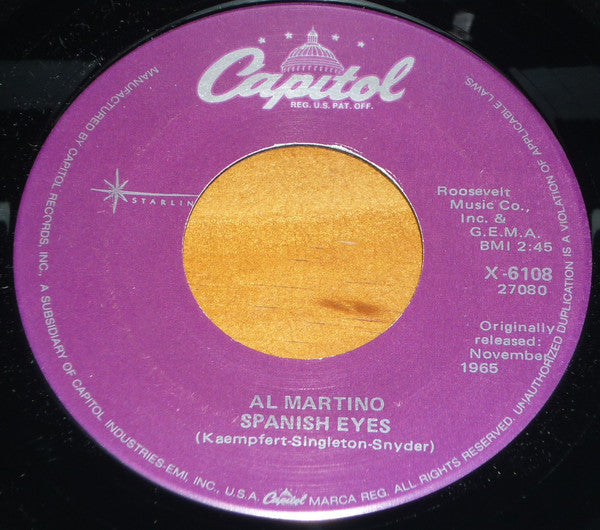 Spanish Eyes/ Melody of Love