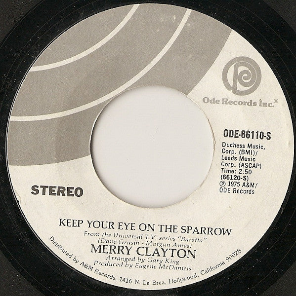 Keep Your Eye on the Sparrow/ Love Grows Up Slow