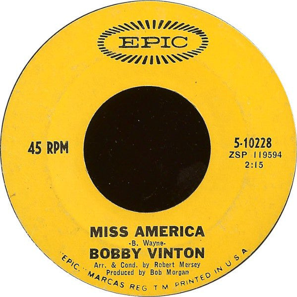 Miss America/ Please Love Me Forever