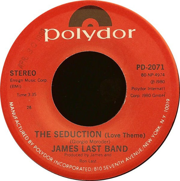 The Seduction (Love Theme)/ Night Drive