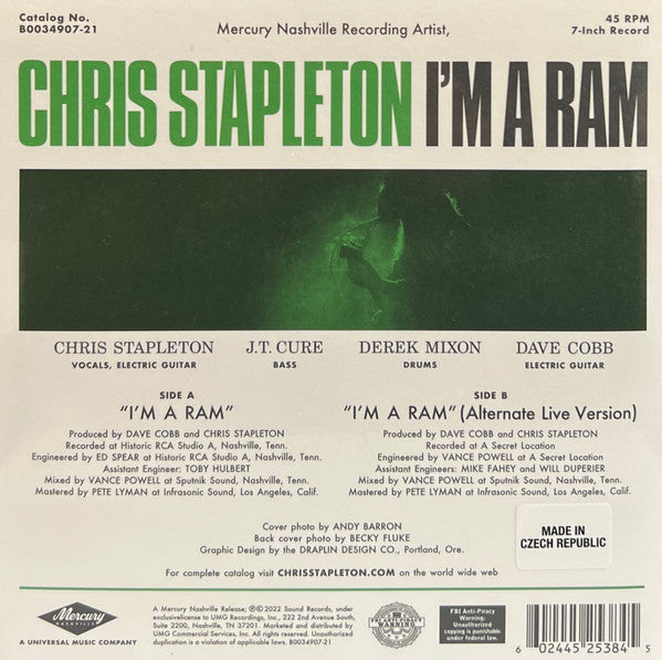 I'm A Ram/ I'm A Ram (Live)