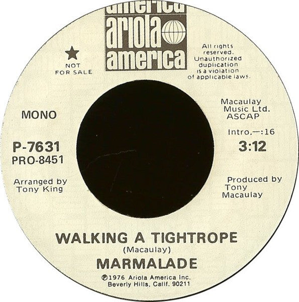 Walking On A Tightrope