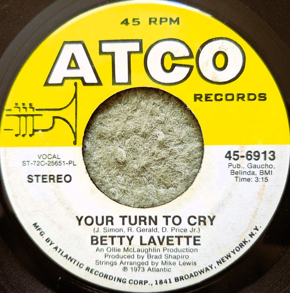 Your Turn to Cry/ Soul Tambourine
