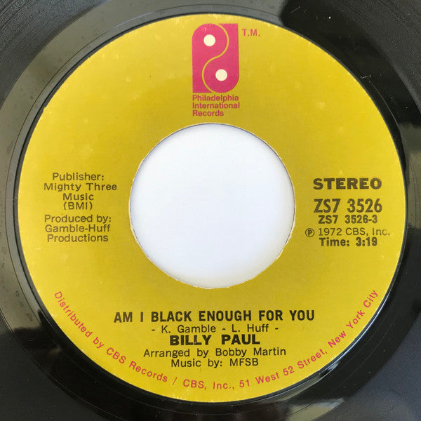 Am I Black Enough For You/ I'm Gonna Make It This Time