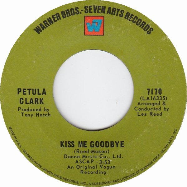 Kiss Me Goodbye/ I've Got Love Going For Me