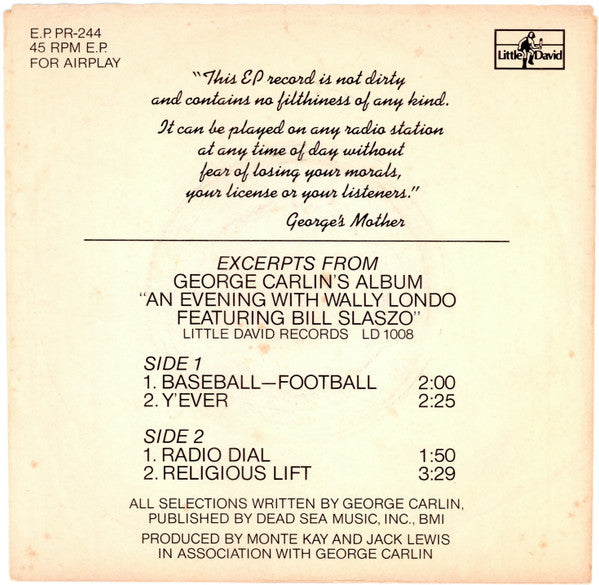 Baseball-Football, Y-Ever/ Radio Dial, Religious Lift
