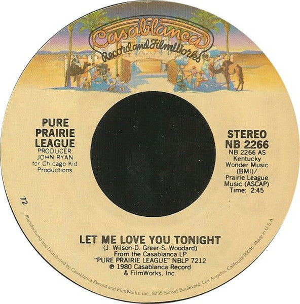 Let Me Love You Tonight/ Janny Lou