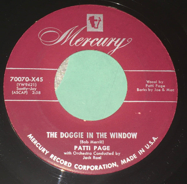 (How Much Is) That Doggie In The Window /  My Jealous Eyes