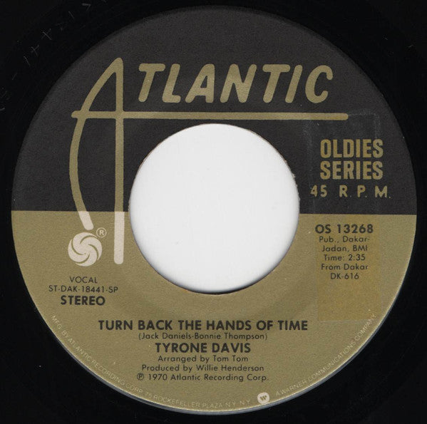 Turn Back The Hands Of Time/ Can I Change My Mind