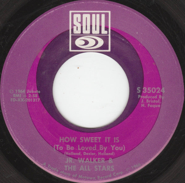 How Sweet It Is (To Be Loved By You)/ Nothing But Soul