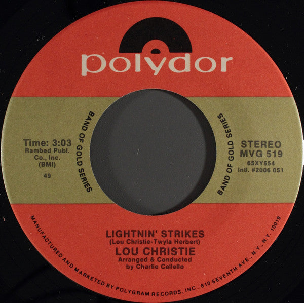 Lightnin' Strikes / Rhapsody in the Rain