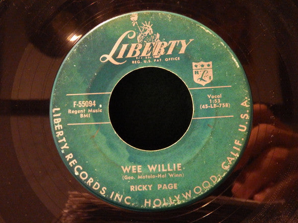 Wee Willie/ I'm Old Enough Now