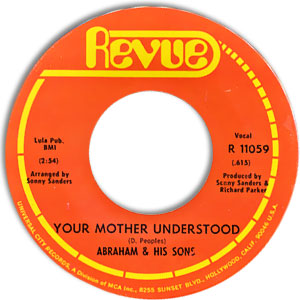 Your Mother Understood/ I Can't Do Without You