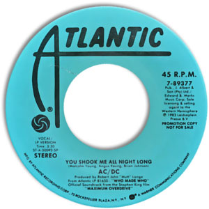 You Shook Me All Night Long