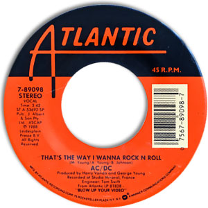 That's The Way I Wanna Rock N Roll/ Kissin' Dynamite