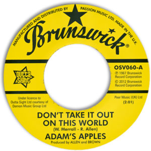 Don't Take It Out On This World / You Are The One I Love