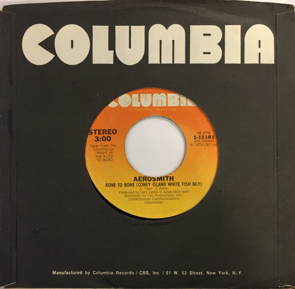 Remember (Walking In The Sand)/ Bone To Bone