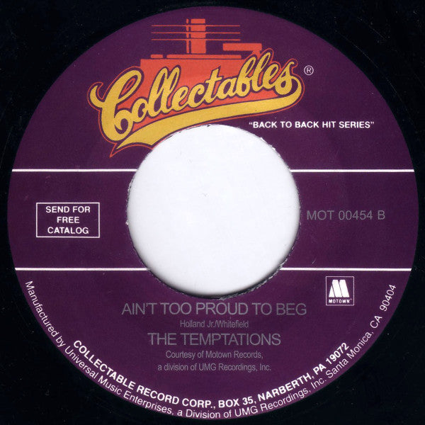 Ain't Too Proud To Beg / Get Ready