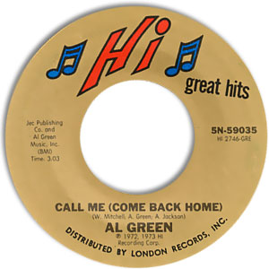 Call Me (Come Back Home) / Here I Am (Come And Take Me)