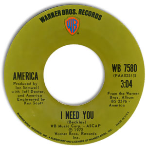 I Need You/ Riverside