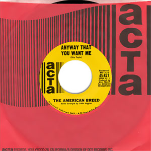 Anyway That You Want Me/ Master Of My Fate