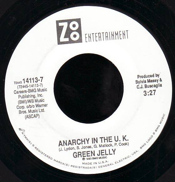 Anarchy In The U.K./ Green Jelly Theme Song