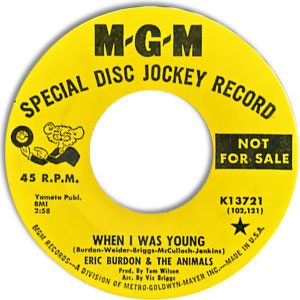 When I Was Young/ A Girl Named Sandoz