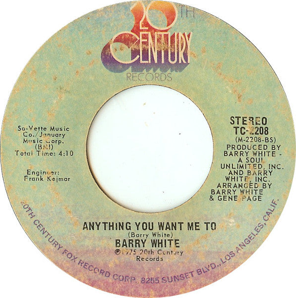 I'll Do For You Anything You Want Me To/ Anything You Want Me To