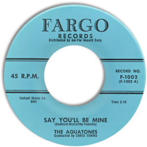 Say You'll Be Mine/ So Fine