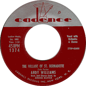 The Village of St. Bernadette/ I'm So Lonesome I Could Cry