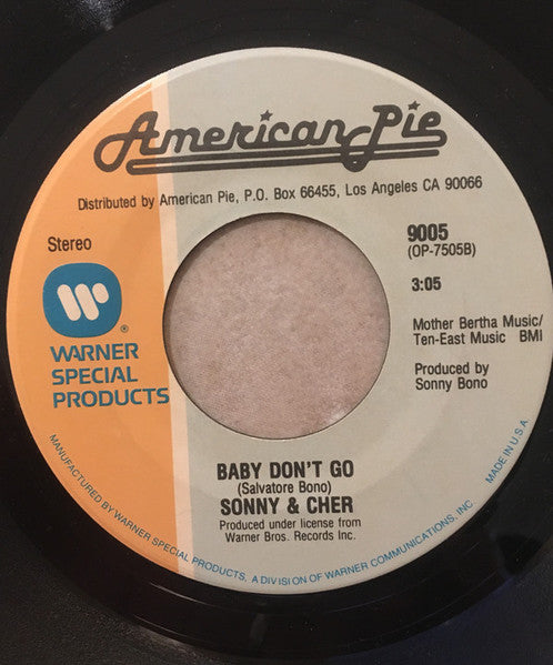 Baby Don't Go / Johnny Get Angry