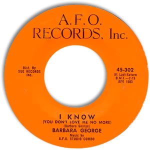 I Know (You Don't Love Me No More)/ Love (Is Just A Chance You Take)