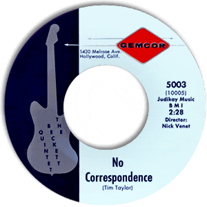 No Correspondence/ (It's All Over Now) Baby Blue