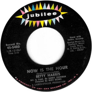 Now Is The Hour/ Mo Jo Hannah