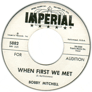 When First We Met/ My Southern Belle