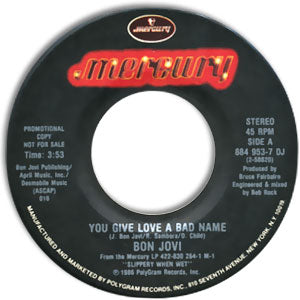 You Give Love A Bad Name