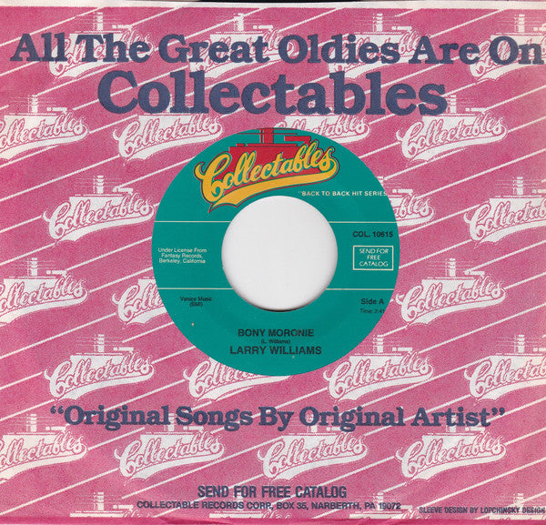 Bony Maronie/ You Bug Me, Baby