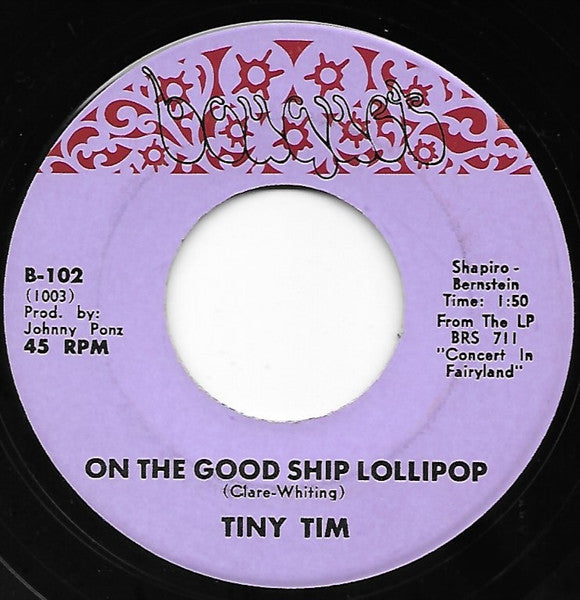 On The Good Ship Lollipop/ Don't Take Your Love From Me