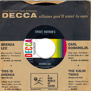 Sweet Nothin's/ Weep No More My Baby