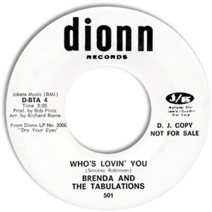 Who's Lovin' You/ Stay Together Young Lovers