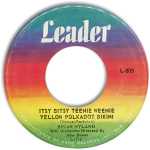 Itsy Bitsy Teenie Weenie Yellow Polkadot Bikini/ Don't Dilly Dally, Sally